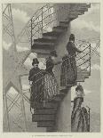 The Paris Exhibition, Sunday Reception at the Eiffel Tower-Julius Mandes Price-Giclee Print