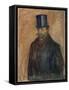 Julius Meier-Graefe, C.1894 (Oil on Canvas)-Edvard Munch-Framed Stretched Canvas