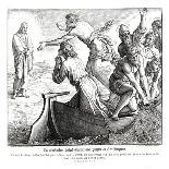 The murder of Abel by his brother Cain, Genesis-Julius Schnorr von Carolsfeld-Giclee Print