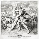 The murder of Abel by his brother Cain, Genesis-Julius Schnorr von Carolsfeld-Giclee Print