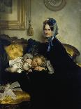 Grandmother and Grand-Daughter, 1863-Julius Scholtz-Mounted Giclee Print