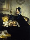 Grandmother and Grand-Daughter, 1863-Julius Scholtz-Mounted Giclee Print