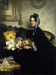 Grandmother and Grand-Daughter, 1863-Julius Scholtz-Framed Giclee Print