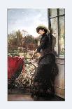 On the Terrace-Julius Stewart-Framed Stretched Canvas