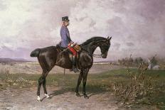 Emperor Franz Joseph I on His Austrian Horse, 1898-Julius von Blaas-Giclee Print