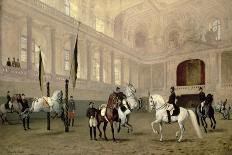 Emperor Franz Joseph I on His Austrian Horse, 1898-Julius von Blaas-Framed Giclee Print