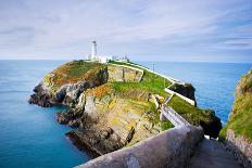 South Stack Lighthouse in Anglesey, Wales, Uk, GB-JuliusKielaitis-Photographic Print