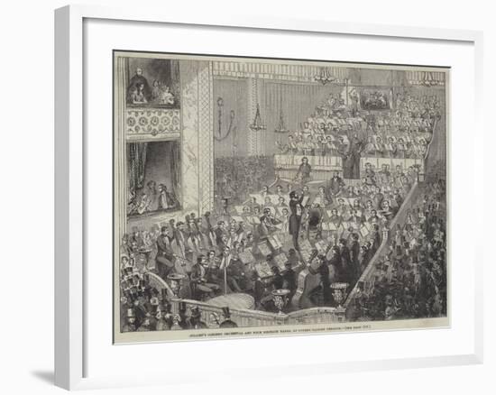 Jullien's Concert Orchestra and Four Military Bands, at Covent Garden Theatre-null-Framed Giclee Print