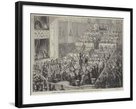 Jullien's Concert Orchestra and Four Military Bands, at Covent Garden Theatre-null-Framed Premium Giclee Print