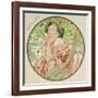 July, 1899 (Detail)-Alphonse Mucha-Framed Giclee Print