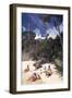 July 1973: Beach Goers in Bermuda-Alfred Eisenstaedt-Framed Photographic Print