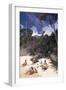 July 1973: Beach Goers in Bermuda-Alfred Eisenstaedt-Framed Photographic Print