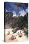 July 1973: Beach Goers in Bermuda-Alfred Eisenstaedt-Stretched Canvas