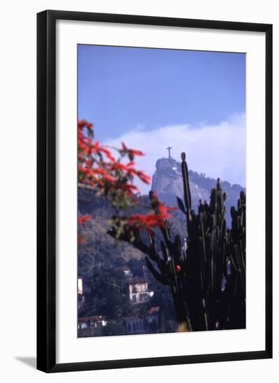 July 1973: Christ the Redeemer Statue, Rio De Janeiro, Brazil-Alfred Eisenstaedt-Framed Photographic Print