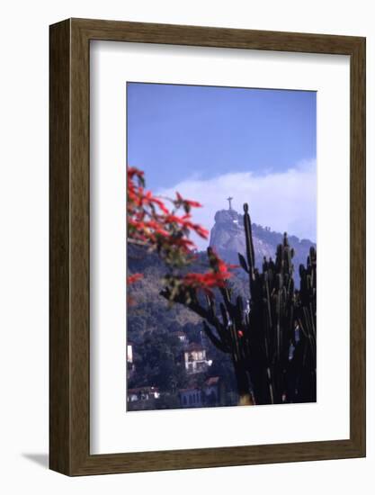 July 1973: Christ the Redeemer Statue, Rio De Janeiro, Brazil-Alfred Eisenstaedt-Framed Photographic Print