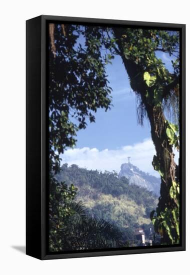 July 1973: Christ the Redeemer Statue, Rio De Janeiro, Brazil-Alfred Eisenstaedt-Framed Stretched Canvas