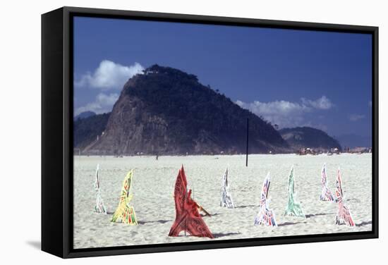 July 1973: Ipanema Beach, Rio De Janeiro-Alfred Eisenstaedt-Framed Stretched Canvas