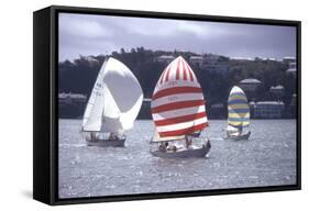 July 1973: Sailing in Bermuda-Alfred Eisenstaedt-Framed Stretched Canvas