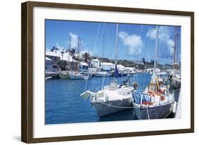July 1973: Sailing in Bermuda-Alfred Eisenstaedt-Framed Photographic Print