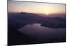 July 1973: Sunset Panoramic View of Rio De Janeiro, Brazil-Alfred Eisenstaedt-Mounted Photographic Print