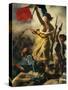 July 28th 1830, Liberty Guiding the People, Detail-Eugene Delacroix-Stretched Canvas