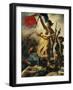 July 28th 1830, Liberty Guiding the People, Detail-Eugene Delacroix-Framed Giclee Print