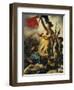 July 28th 1830, Liberty Guiding the People, Detail-Eugene Delacroix-Framed Giclee Print