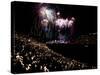 July 4, 1959: Fireworks Display at the Los Angeles Coliseum, California-Ralph Crane-Stretched Canvas