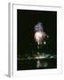 July 4, 1959: View of a Fireworks Display Above the Detroit River, Detroit, Michigan-Stan Wayman-Framed Photographic Print