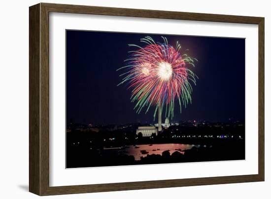 July 4th fireworks, Washington, D.C.-Carol Highsmith-Framed Art Print