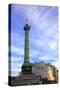 July Column and the Bastille Opera, Paris, France, Europe.-Neil-Stretched Canvas