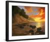 July Evening II-Graham Reynolds-Framed Art Print