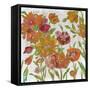 July Garden Trio III on White-Silvia Vassileva-Framed Stretched Canvas