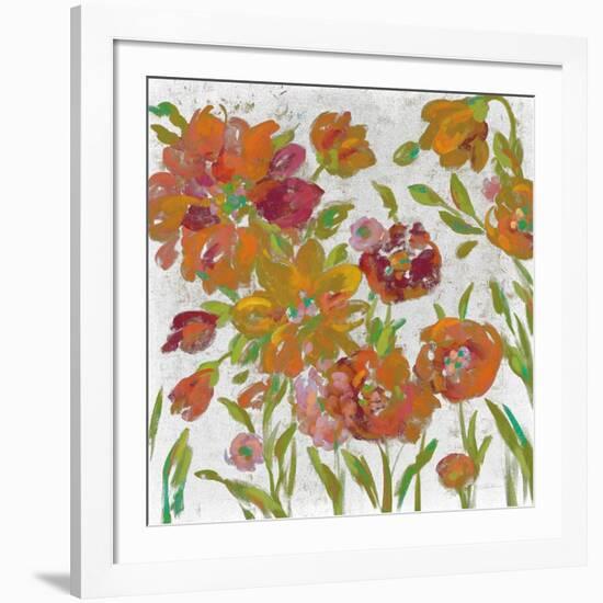 July Garden Trio III on White-Silvia Vassileva-Framed Art Print