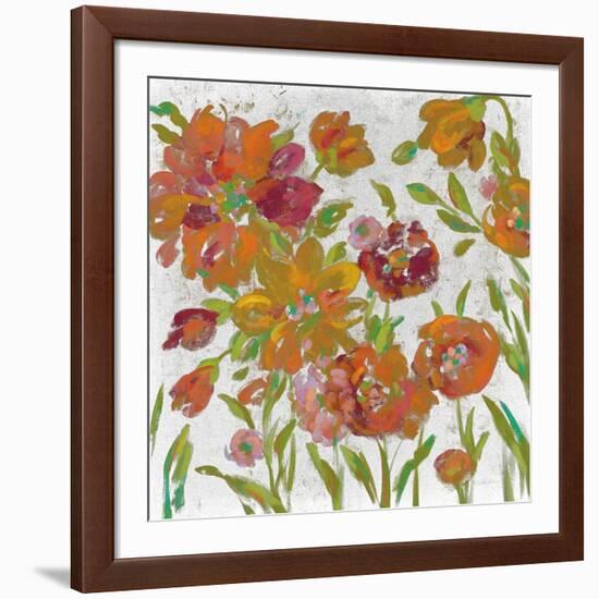 July Garden Trio III on White-Silvia Vassileva-Framed Art Print