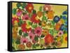 July Garden-Kim Parker-Framed Stretched Canvas