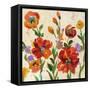 July in the Garden II Cream Crop-Silvia Vassileva-Framed Stretched Canvas