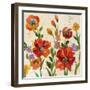 July in the Garden II Cream Crop-Silvia Vassileva-Framed Art Print