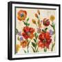 July in the Garden II Cream Crop-Silvia Vassileva-Framed Art Print