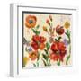 July in the Garden II Cream Crop-Silvia Vassileva-Framed Art Print