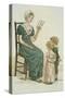 July, Kate Greenaway's Almanac For 1895-Kate Greenaway-Stretched Canvas