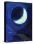 July Moon, 2014-Nancy Moniz-Stretched Canvas