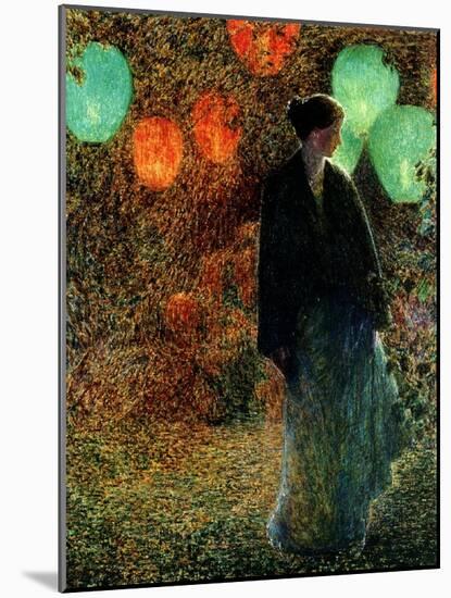 July Night, 1898-Childe Hassam-Mounted Giclee Print