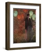 July Night-Childe Hassam-Framed Giclee Print