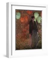 July Night-Childe Hassam-Framed Giclee Print