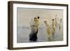 July (On Beach), 1893-1894-Ettore Tito-Framed Giclee Print