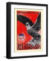 July Scribner's, "The United States Will Pay."-null-Framed Art Print