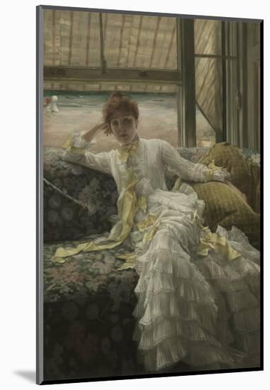 July: Specimen of a Portrait, c.1878-James Tissot-Mounted Art Print