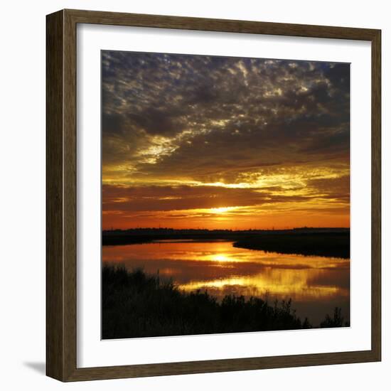 July Sunrise-Adrian Campfield-Framed Photographic Print