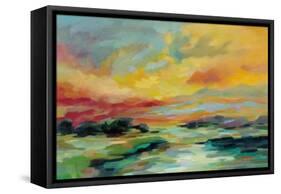 July Sunset-Silvia Vassileva-Framed Stretched Canvas